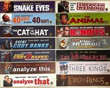 Lot of 14 Authentic Movie Theater Box Office Mylar Banners 11.5&quot;x2.5” Tw... - $33.85