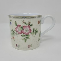 Wedgwood Fine China Fleur Japan 1997 Soup Mug Cup Country Cottage Pink Flower - £17.25 GBP