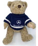 Mercedes-Benz Sweater Herrington Teddy Bear Navy Blue Jointed Collectible - $22.00