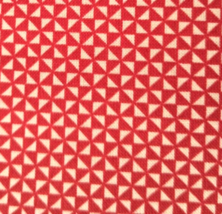 New Moda Fabric 45&quot;W x 28&quot;L Farmhouse Reds by Minck &amp; Simpson Tan and Red Cotton - £8.39 GBP