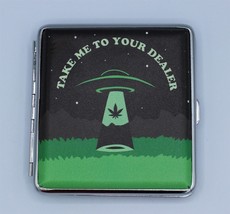 Take Me To Your Dealer - Pot Leaf - Cigarette Case Holder - Groovy Things - £13.98 GBP