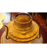 Eagle pressed glass oil lamp with handle, beautiful glass work [GL-6] - $733.66 MXN
