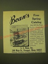 1966 L.L. Bean Ad - Bean&#39;s Free spring catalog - £14.48 GBP