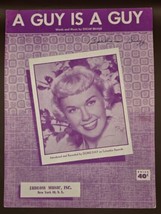 Sheet Music - &quot;A Guy Is A Guy - by Oscar Brand - 1952 - Doris Day - Ludlow Music - £7.47 GBP