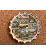 Vintage Retro Style Travel California Souvenir Plate Wall Hang approx 4" - $8.20