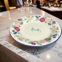 A Princess House 2-Salad Plates ORCHARD MEDLEY Ceramic Dessert Dishes - $23.76