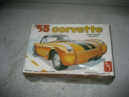 AMT 55 Corvette #T287 1/25 Model Kit vintage original - £23.29 GBP