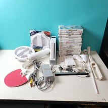 Wii Gaming Console Bundle 18 Games Tested And Working Game Cube Compatible - £67.08 GBP