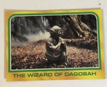 Vintage Star Wars Empire Strikes Back Trade Card #308 Wizard Of Dagobah - $1.98