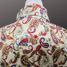 Royal Highness Equestrian Western Show Shirt White Paisley 3XL NWT  image 4
