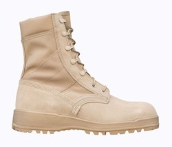 Thorogood Desert Tan Hot Weather Military Combat Steel-Toe Boots 6 1/2 6 Reg - £36.11 GBP