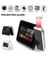 Alarm Clock Weather Station Thermometer Temperature Humidity Monitor - $16.66