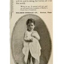 Mellin&#39;s Baby Food Naomi 1897 Advertisement Victorian Doliber Goodale AD... - $14.01 CAD