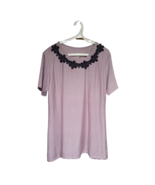 Women Lace Pure Linen Blouse Shirt Short / Long Sleeve Loose Plain Plus ... - £36.88 GBP