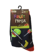 NEW Kid&#39;s Fruit Ninja 3 Pairs M/L Crew Socks - Shoe Size 1-7 - $183.04 MXN