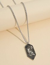 Wolf Necklace - Unisex Gothic Jewellery  - Silver Necklace - £9.70 GBP