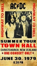 AC/DC Summer Tour Town Hall Concert 1979 Refrigerator Magnet #06 - £6.36 GBP