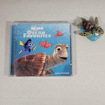 Finding Nemo Lot CD Ocean Favorites and Nemo Squirt Baby Turtle Figure - £7.98 GBP