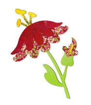 Sizzix Flower w/Leaves &amp; Stem #4 - £19.63 GBP