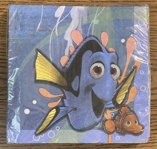Disney’s Pixar Finding Dory 13”x13” Lunch Party Napkins 16 ct - £1.96 GBP