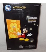 Unopened Disney HP Advanced 4 X 6 Glossy Photo Paper 100 Count  Q2238A  ... - £20.02 GBP