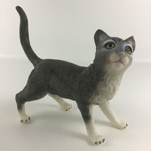 Ucok Cat Rubber Soft Realistic Lifelike Figure Kitten Statue 10&quot; x 10&quot; Vintage - £33.45 GBP