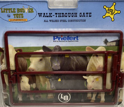 Little Buster Walk-Through Gate All Welded Steel Construction  (Red) New Sealed - $24.74