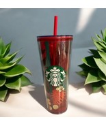 Starbucks Holiday Tumbler Cups 2019 New. Limited! red holly leaves - $44,748.75 MXN