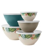 Member&#39;s Mark ~ 10 Piece Melamine Nesting Bowl Set ~ Satin Finish ~ Palm... - $76.69 CAD