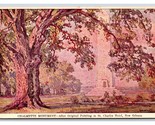 Chalmette Monument Painting Charles Hotel New Orleans LA UNP WB Postcard... - $3.91