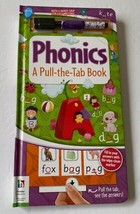 Hinkler Little Genius Phonics Pull-Tab Book w/ Wipe-Clean Marker Educational Fun - £16.92 GBP