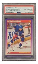 Bryan Marchment Firmado 1991 Puntuación #314 Winnipeg Jets Hockey Card PSA / DNA - £38.76 GBP