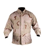 DCU MILITARY DESERT CAMOUFLAGE COMBAT UNIFORM JACKET PREOWNED SMALL SEAB... - €22,27 EUR