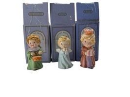 Vintage AVON Heavenly Blessings Nativity Set Of 3 From 1986 - 1988 in Boxes - £19.60 GBP