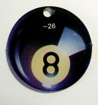 Sharkey&#39;s Shootout Pinball Keychain Promo Plastic 2000 Billiards Pool Game - $15.58
