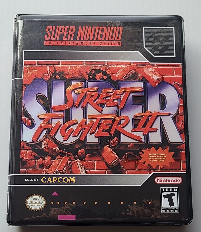 Super Street Fighter II CASE ONLY Super Nintendo SNES Box BEST Quality A... - $12.18