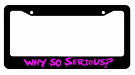 Joker Why So Serious? #2 Super Bad Evil Purple License Plate Frame - £9.36 GBP