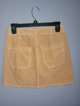 American Eagle Women&#39;s Orange Corduroy Hi-Rise A-Line Skirt Size 0 - £15.81 GBP