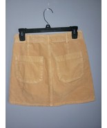 American Eagle Women&#39;s Orange Corduroy Hi-Rise A-Line Skirt Size 0 - £15.49 GBP