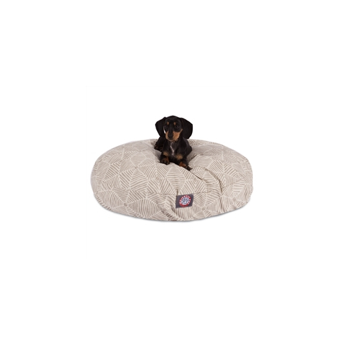 Majestic Pet Charlie Beige Metallic Small Round Dog Bed - $85.14