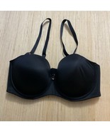Savage x Fenty New Microfiber Push Up Bra Caviar 40DD Black Adjustable S... - $15.93 CAD