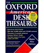 The Oxford American Desk Thesaurus (1998, Hardcover)RARE VINTAGE-SHIP N ... - $220.71 MXN