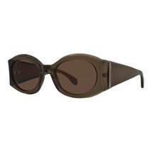 Salvatore Ferragamo SF2008S 320 Transparent Khaki/Brown 55-22-140 Sunglasses ... - $125.82