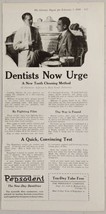 1920 Print Ad Pepsodent New Day Dentrifice Toothpaste Dentist Patient Chicago,IL - £16.58 GBP