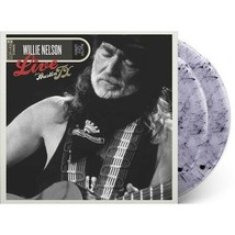 Willie Nelson Live From Austin Tx 2X Vinyl! Limited Clear W/ Black Marble Lp! - £33.49 GBP