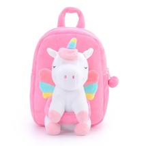 Backpacks Shoulder-Bag Unicorn Stuffed Animal 3d Cartoon Plush School Bag Cute C - £50.55 GBP