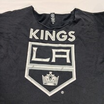 NHL KING LA Women's Gray Cotton Cropped Pullover Sweatshirt Size Large  image 4
