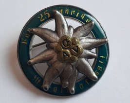 Austria - Badge - For 25 years of membership in the Alpine Union - $16.69