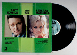 David Houston and Barbara Mandrell - Back to Back (1979) Vinyl LP • Best of - $17.61