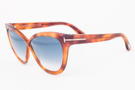 Tom Ford ARABELLA 511 53W Blonde Havana / Blue Gradient Sunglasses TF511... - £135.61 GBP